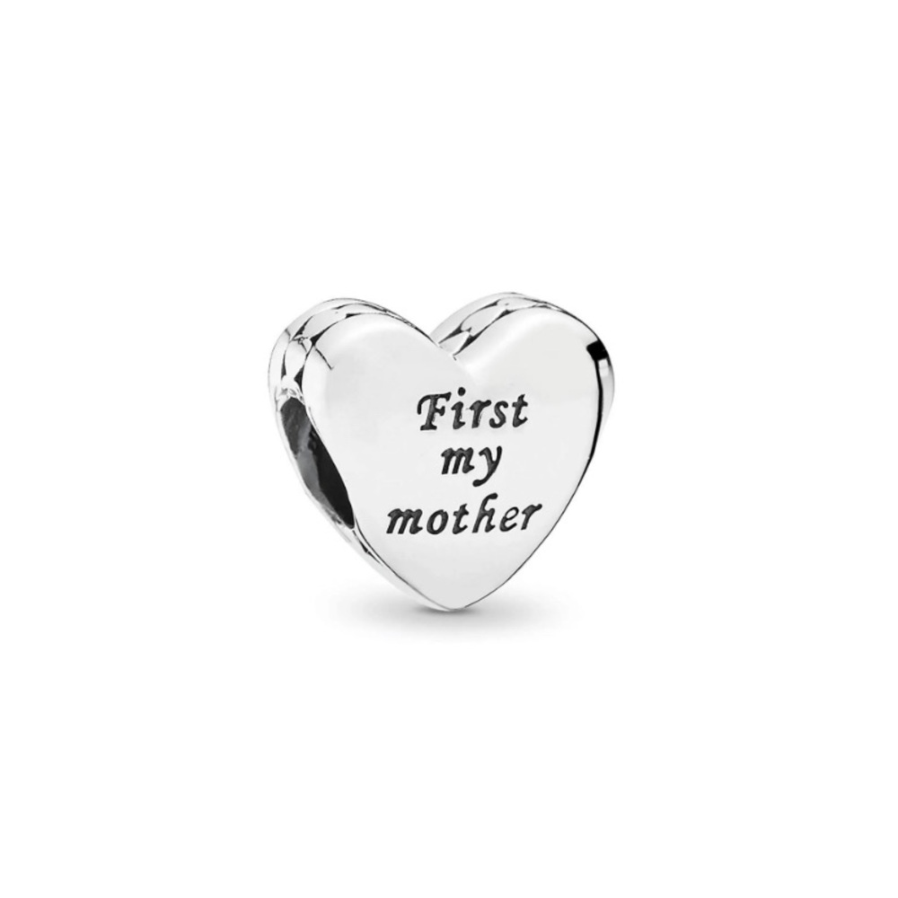 Genuine PANDORA “First my mother, forever my friend” Charm; RETIRED; 925